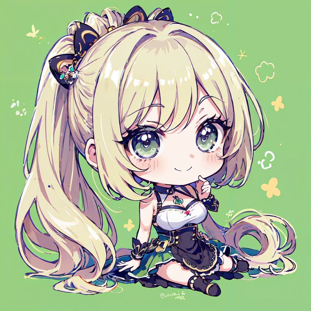 美少女AIイラストアドリブちゃんチビキャラ＆ツインズギャラリー735