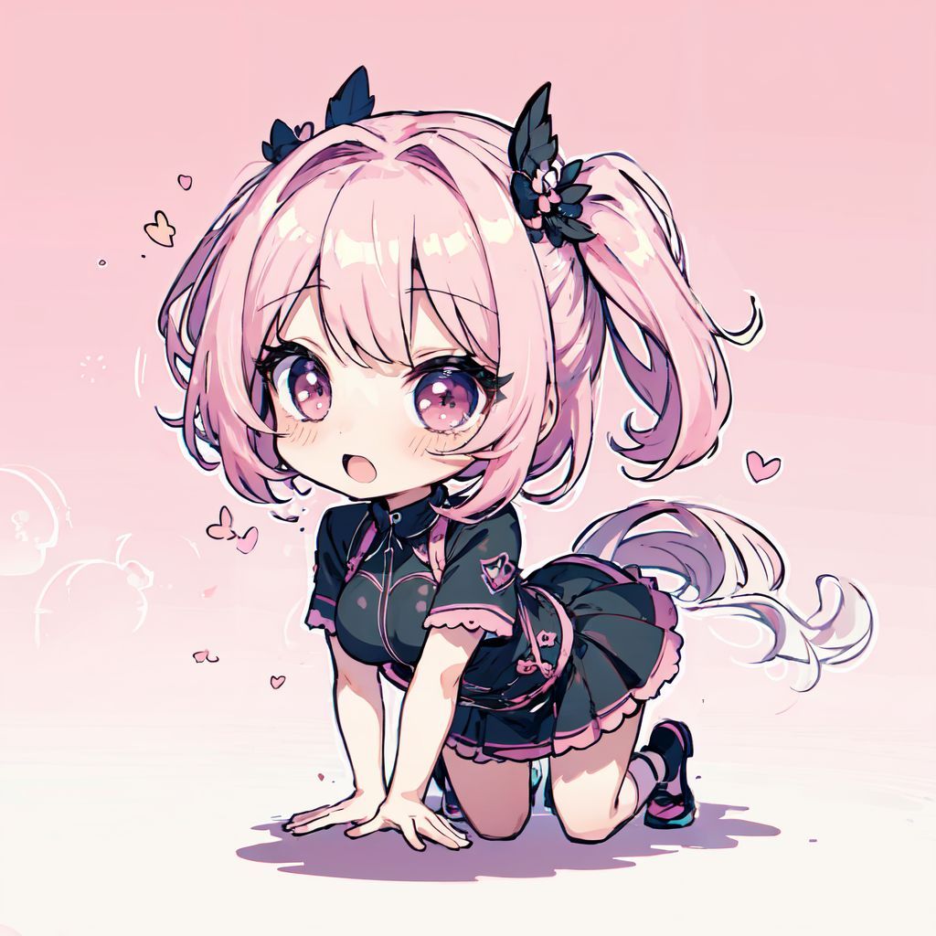 美少女AIイラストアドリブちゃんチビキャラ＆ツインズギャラリー736