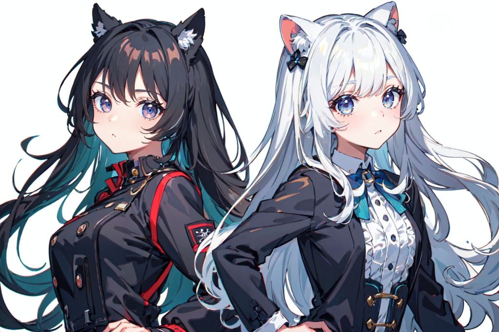 美少女AIイラストアドリブちゃんチビキャラ＆ツインズギャラリー749