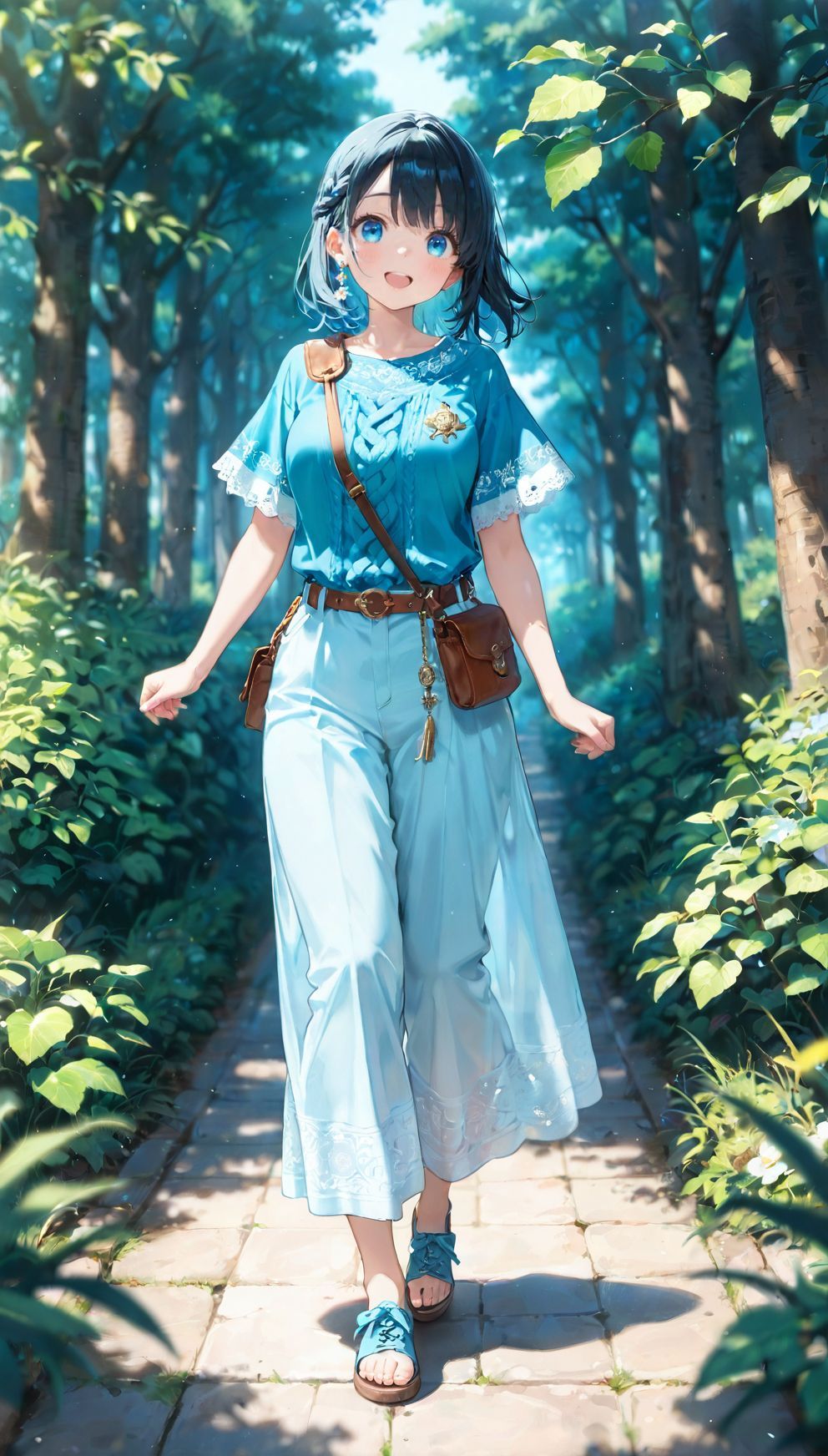美少女AIイラスト【AIイラスト初心者向け】女性の初夏コーデ衣装プロンプト10選882