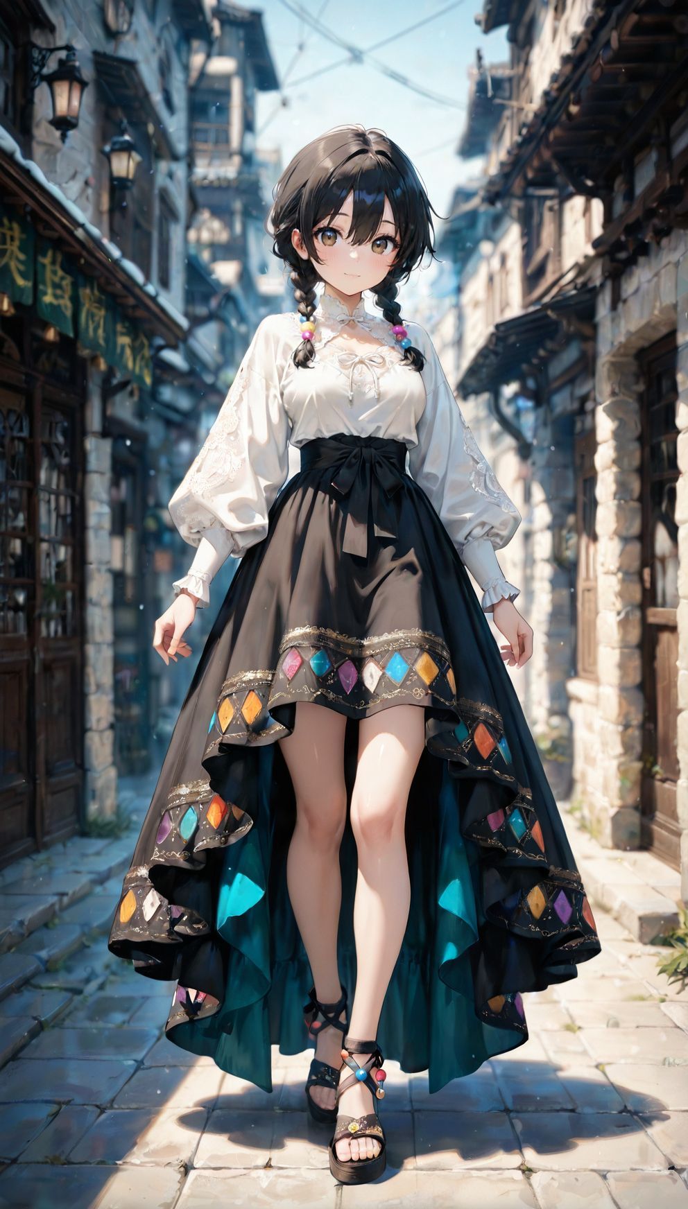 美少女AIイラスト【AIイラスト初心者向け】女性の初夏コーデ衣装プロンプト10選887
